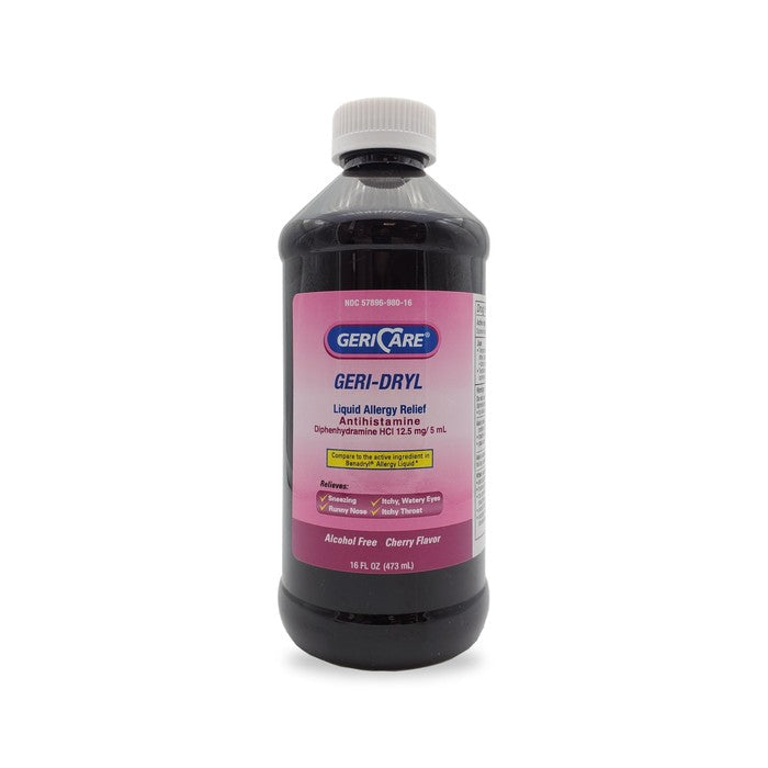 GeriCare Geri-Dryl Diphenhydramine HCI Solution 16 FL OZ by Pasteur Pharmacy