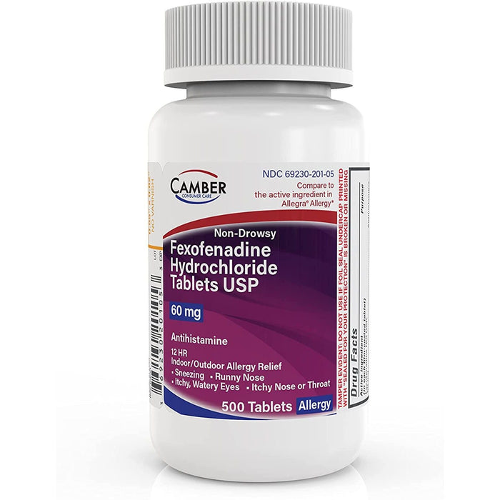 Camber Fexofenadine Hydrochloride, 500 Tabs by Pasteur Pharmacy