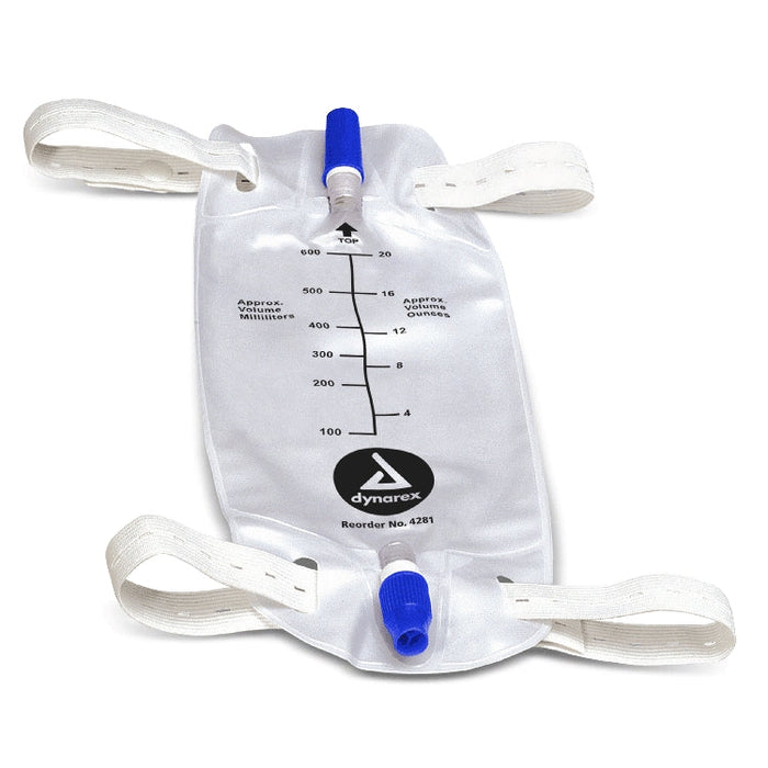 Urinary Leg Bag With Anti-Reflex Valve Medium 12Ct by Pasteur Pharmacy
