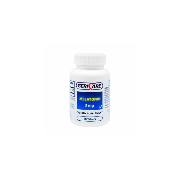 McKesson Geri-Care Melatonin Supplement, 3 Mg Tablet, 60 Count Per Bottle, #864-06-GCP by Pasteur Pharmacy