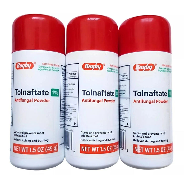 Rugby Antifungal Powder Tolnaftate 1% Squeeze Bottle 45gm by Pasteur Pharmacy