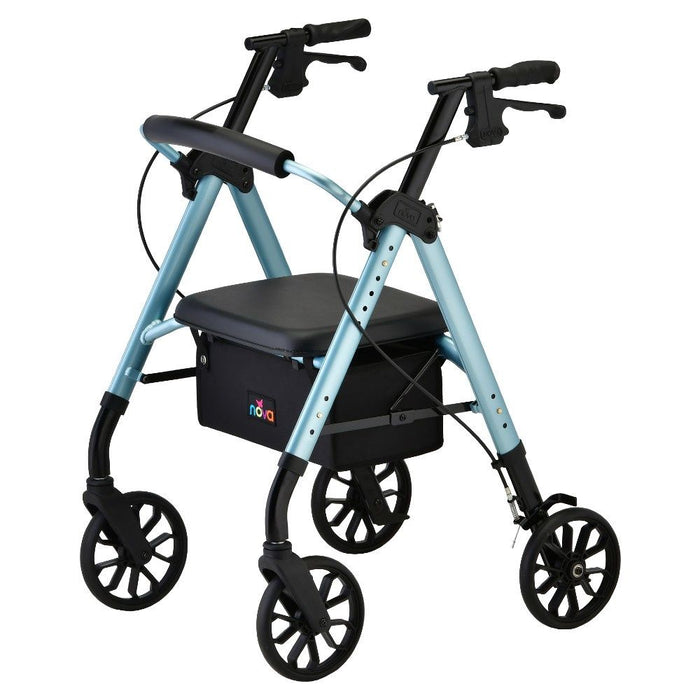 Nova Rollator New Star 8 Sky Blue by Pasteur Pharmacy