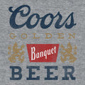 Coors Banquet Beer Logo T-Shirt - Gray by Tee Luv