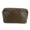 Louis Vuitton Monogram Canvas Trousse Toilette 23 Brown Pouch #3485