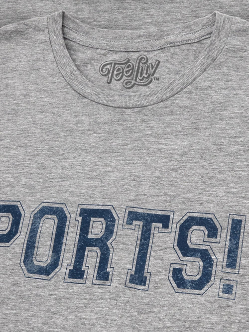 SPORTS! T-Shirt - Gray by Tee Luv