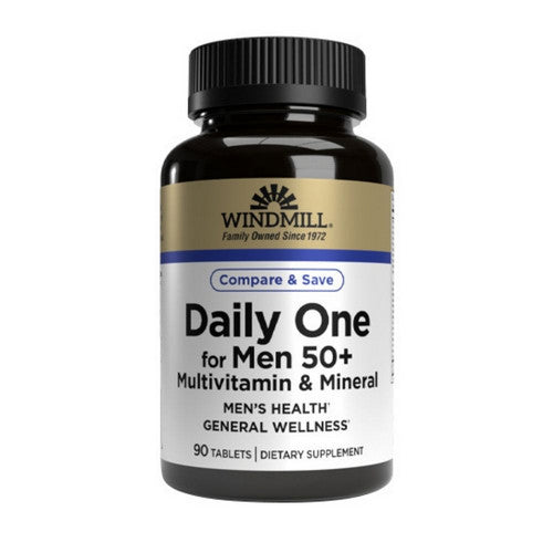 Windmill Health, Daily One For Men 50+, 90 Tablets by Pasteur Pharmacy