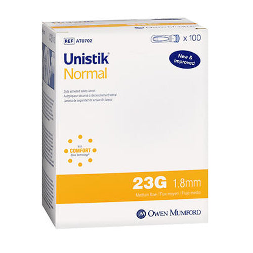 Unistik 3 Normal Lancets 21G 2.4mm by Pasteur Pharmacy
