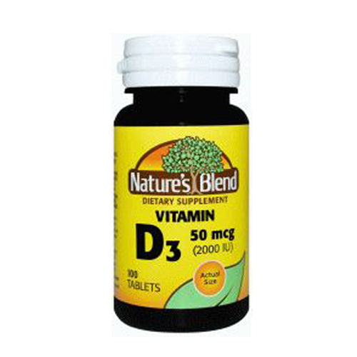 Nature's Blend Vitamin D3 100 Softgels by Pasteur Pharmacy