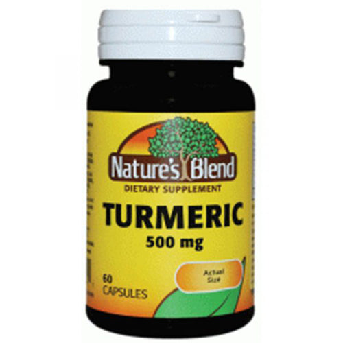 Nature's Blend Turmeric with Black Pepper – 500 mg (60 Capsules) by Pasteur Pharmacy