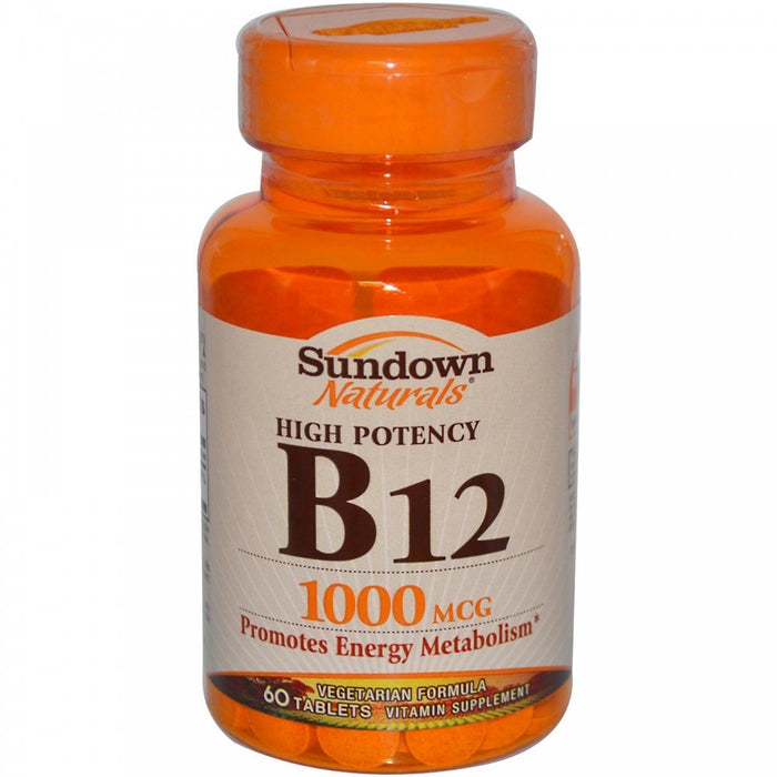 Sundown Vitamin B-12 High Potency 1000 Mcg Tablets by Pasteur Pharmacy