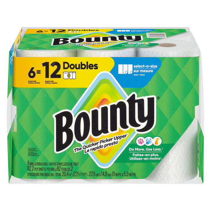 Bounty® White 2-Ply Select-A-Size (Double Rolls) by Pasteur Pharmacy
