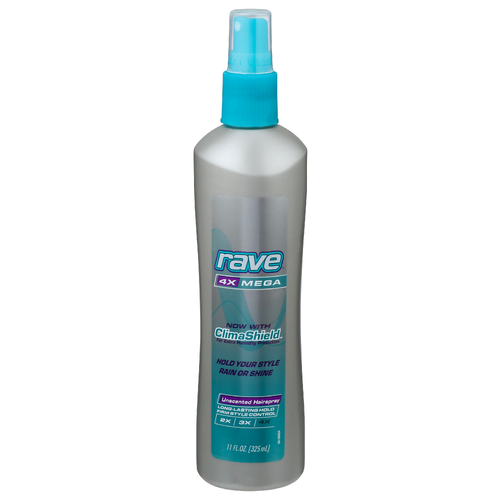 Rave 4X Mega Altitude Super Hold Hairspray, 11 oz - 24-Hour Hold by Pasteur Pharmacy