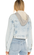 Free People Womens Brando Denim Jacket, Size Small by Vanessa Jane