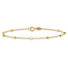 Dainty 10K Gold Bracelet for Girlfriend