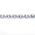 6.00 Carat Genuine Tanzanite .925 Sterling Silver Bracelet by Bids.com