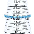 35.20 Ct Oval Swiss Blue Topaz Prong Sterling Silver Tennis Bracelet by Fine Color Jewels