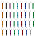 35-Pieces: Emergency Whistle Extra Loud with Key Chain Ring by DailySale