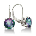 3.50 CTTW Genuine Rainbow Topaz Leverback Earrings by DailySale