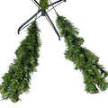 350 LED Solid Color Printed Green Hinged Fraser Fir Artificial Christmas Tree by DailySale