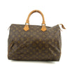 Louis Vuitton Monogram Canvas Brown Speedy 35 Handbag #3500