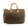 Louis Vuitton Monogram Canvas Brown Speedy 35 Handbag #3500 by Bolt Boutique