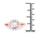 2.25 Carat Genuine Kunzite and White Topaz .925 Sterling Silver Ring by Bids.com