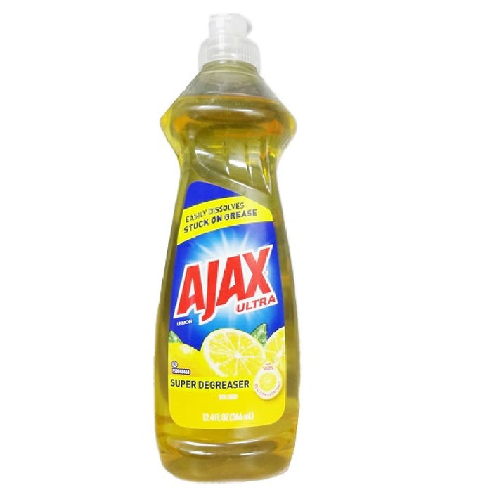 Ajax Dish Liquid, Super Degreaser, Lemon Scent 12.4 Fl Oz by Pasteur Pharmacy