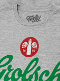 Grolsch Premium Lager Logo T-Shirt - Gray by Tee Luv