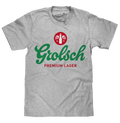 Grolsch Premium Lager Logo T-Shirt - Gray by Tee Luv