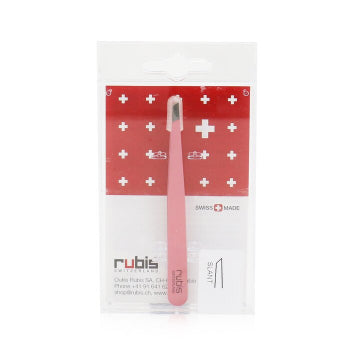 Rubis Switzerland Slant Tweezer Matte Pink by Pasteur Pharmacy