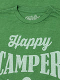 Happy Camper T-Shirt - Green by Tee Luv