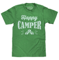 Happy Camper T-Shirt - Green by Tee Luv