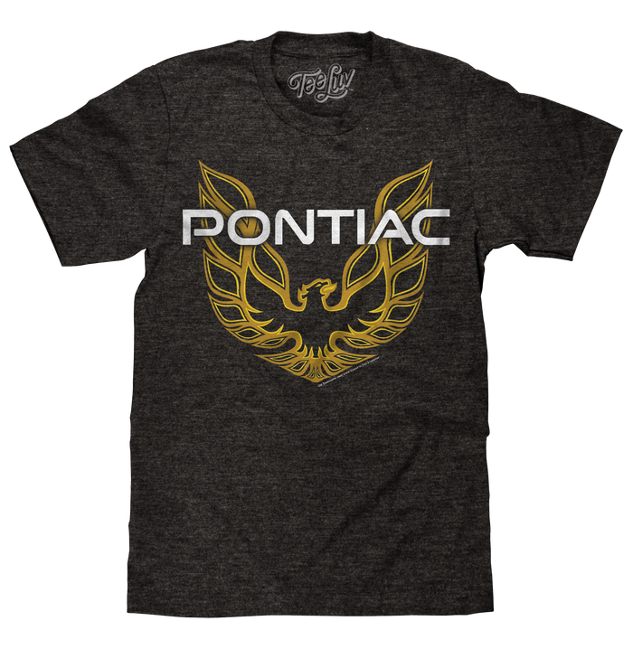 Pontiac Firebird Logo T-Shirt - Gray by Tee Luv