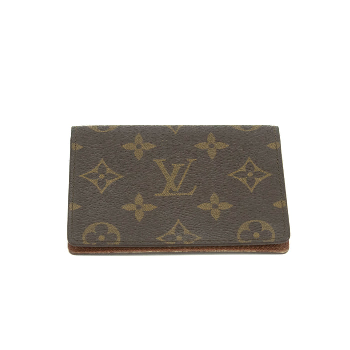 Louis Vuitton Monogram Canvas Brown ID Card Case Wallet #3519 by Bolt Boutique