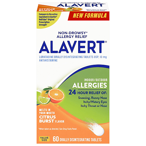 Alavert® Allergy Relief – Citrus Burst Flavor (Value Size, 10 mg) by Pasteur Pharmacy