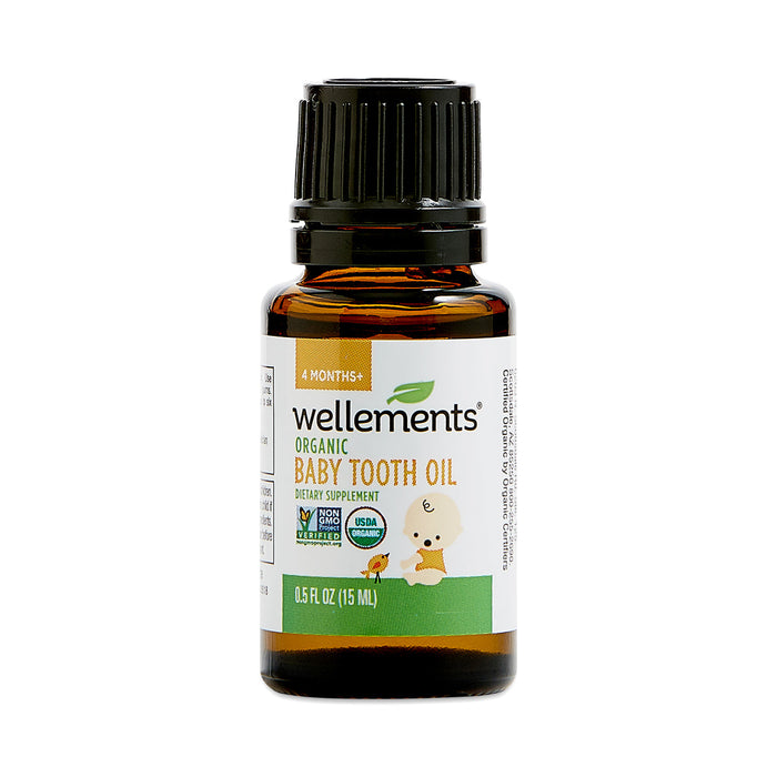 Wellements Organic Baby Tooth Oil - 0.5 Fl Oz by Pasteur Pharmacy