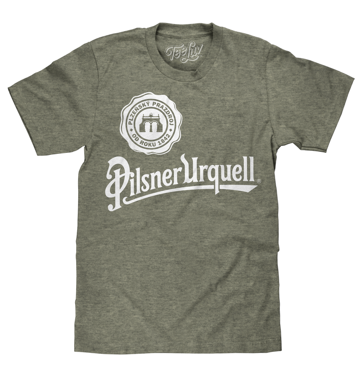 Pilsner Urquell Logo T-Shirt - Green by Tee Luv