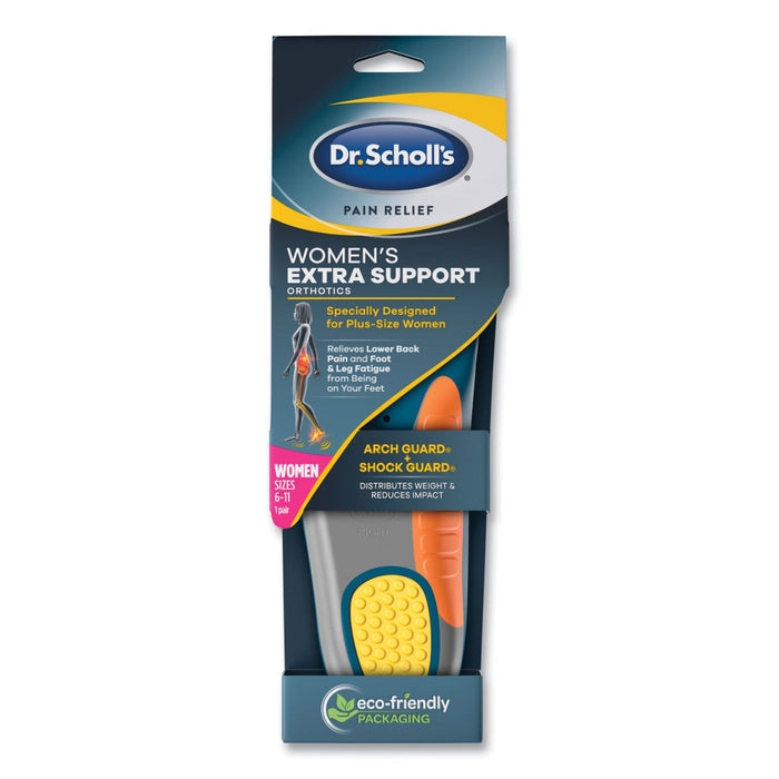 Dr. Scholl's Pain Relief Extra Support Orthotic Insoles For Women Sizes 6 To 11 -- 1 Pair by Pasteur Pharmacy