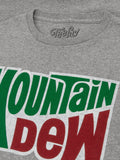 Mountain Dew Do The Dew Sleeve Print Long Sleeve T-Shirt - Gray by Tee Luv