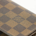Louis Vuitton Damier Ebene Brown Porte Tresor Wallet #3531 by Bolt Boutique