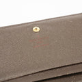 Louis Vuitton Damier Ebene Brown Porte Tresor Wallet #3531 by Bolt Boutique