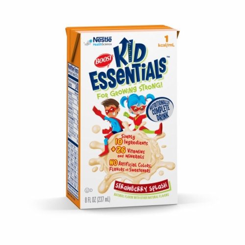 Boost Kid Essentials Pediatric Oral Supplement 1.0 Strawberry Splash Flavor 8 Oz. Carton Ready To Use by Pasteur Pharmacy