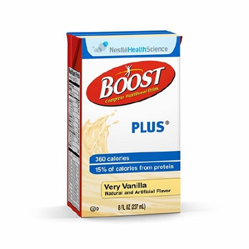 Nestlé Health Science BOOST PLUS Very Vanilla 8 Fl. Oz. Carton by Pasteur Pharmacy