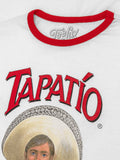 Tapatio Hot Sauce Ringer T-Shirt - White/Red by Tee Luv