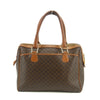 Celine Brown Macadam PVC x Leather Handbag #3540