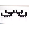 LEVO Pro Clamping Ends for Tablet Stands with Dual Clamp - SET OF 4 (Complete Set) by Levō