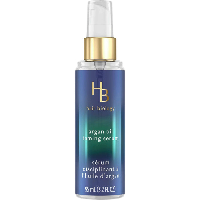 Hair Biology Argan Oil Taming Serum With Biotin For Dull, Frizzy Or Dry – 3.2 Fl Oz by Pasteur Pharmacy