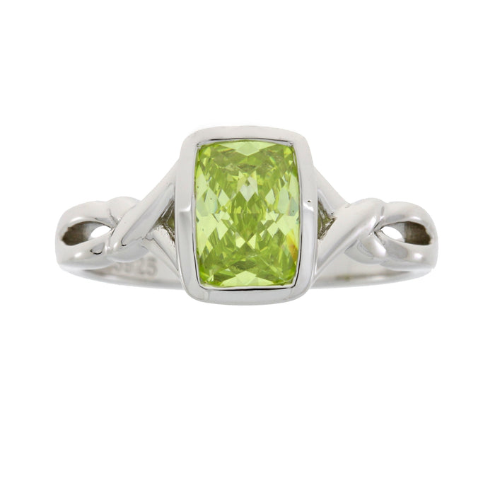 Cubic Zirconium Ring Sterling Silver by Bids.com