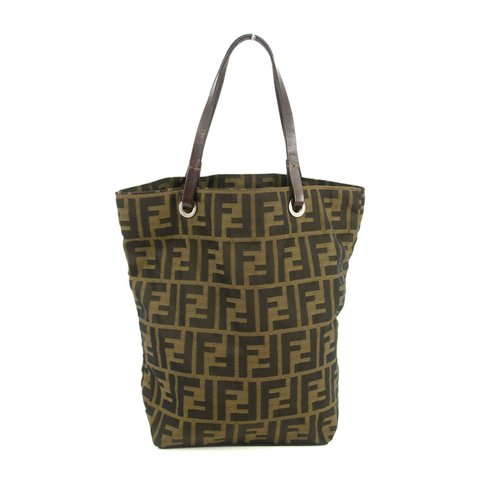 Fendi Zucca FF Canvas Brown Shoulder Bag #3547 by Bolt Boutique
