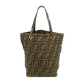 Fendi Zucca FF Canvas Brown Shoulder Bag #3547 by Bolt Boutique